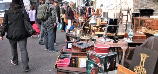 Klassiker in Notting Hill: Portobello Market London