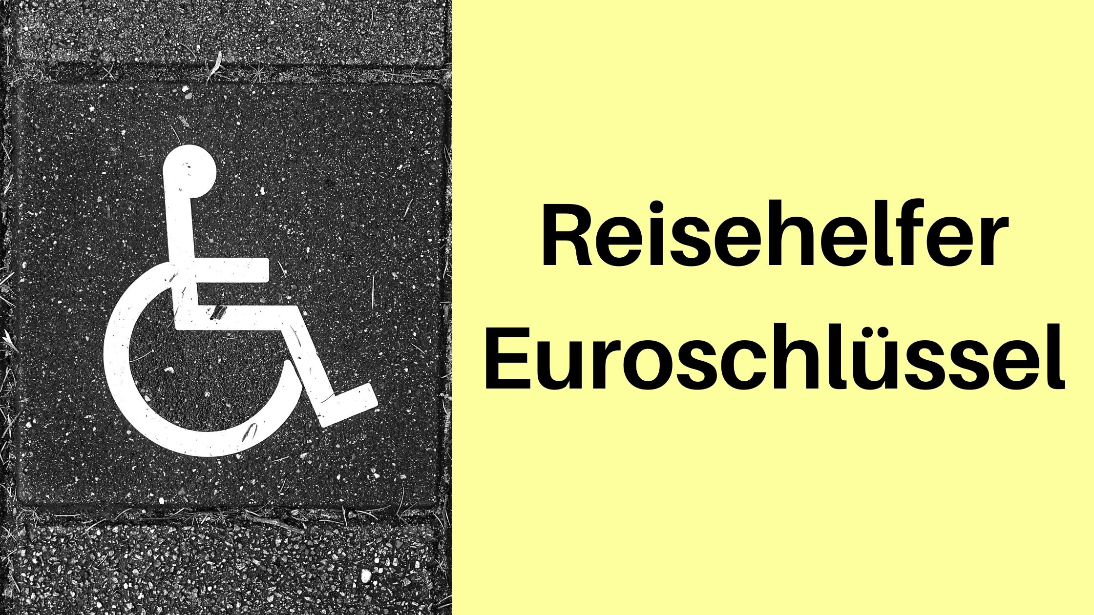 Schlüsselerlebnis - Euroschlüssel für Behindertentoiletten - Seniorenlotse