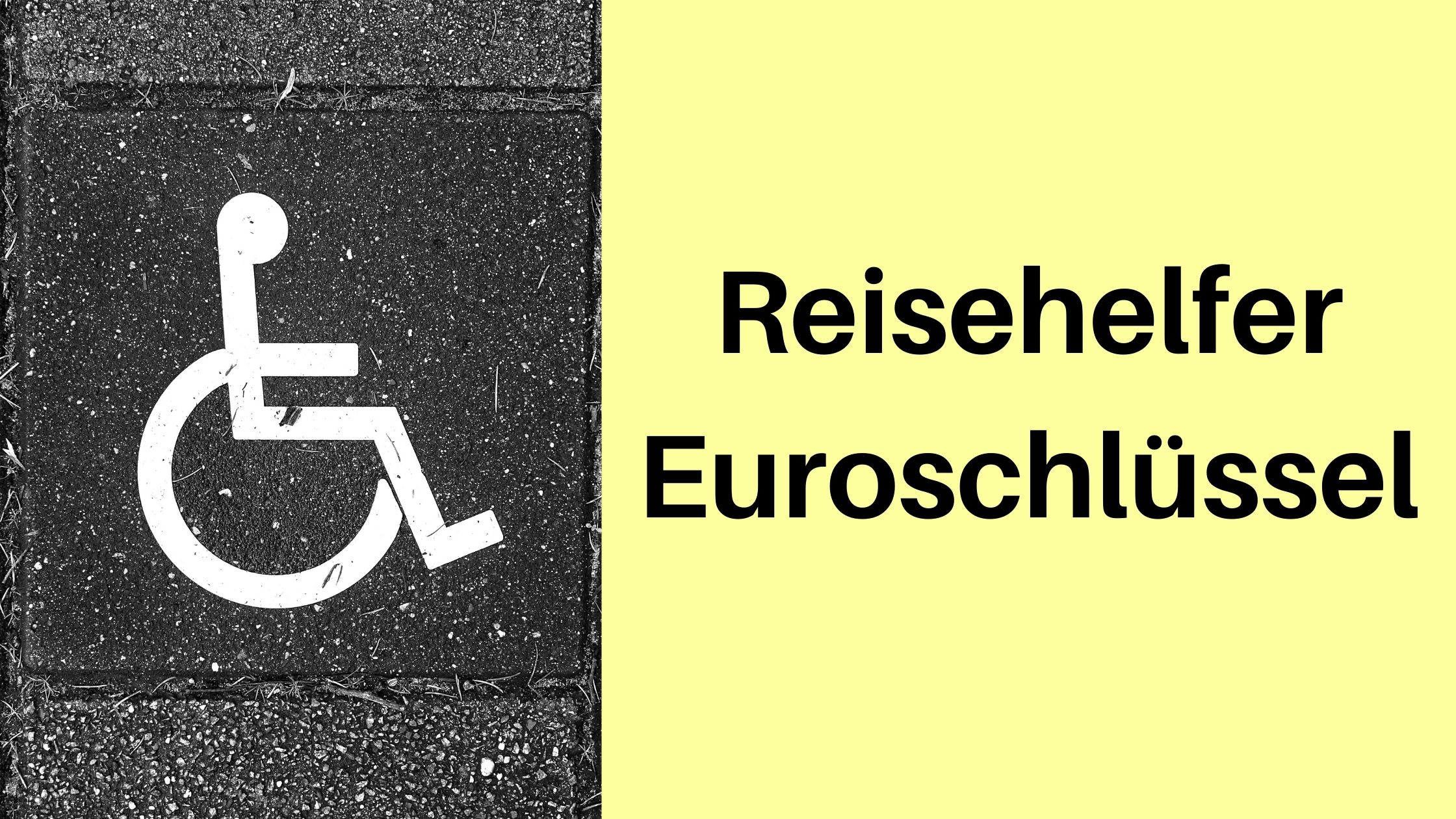 Barrierefreies Reisen: Der Euroschlüssel für Schwerbehinderte - Die ...