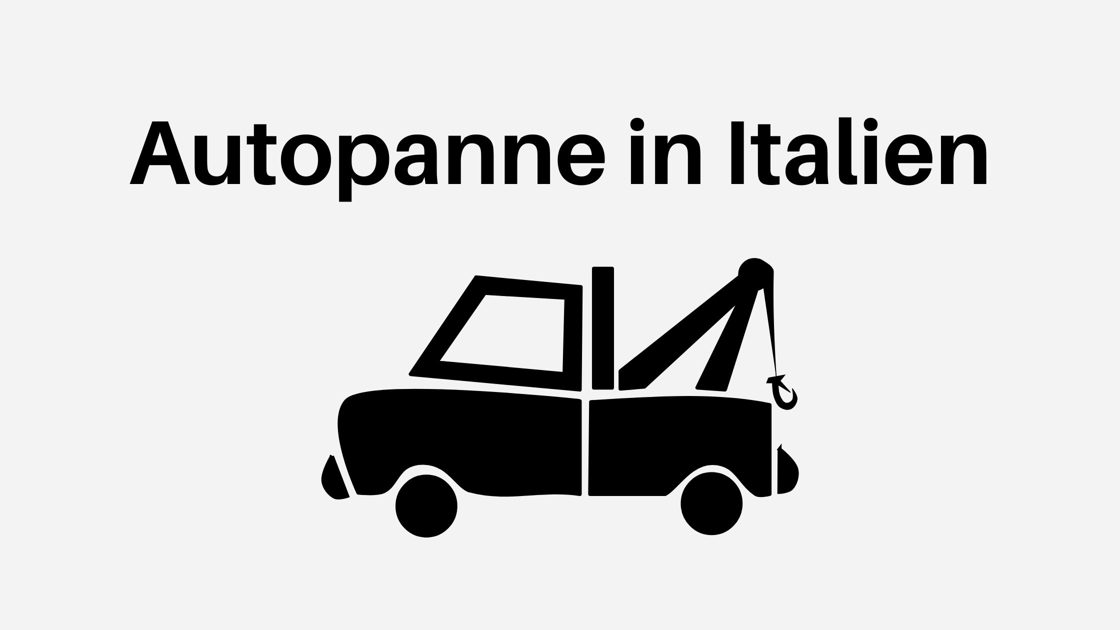 Autopanne in Italien: Ärger mit Antje