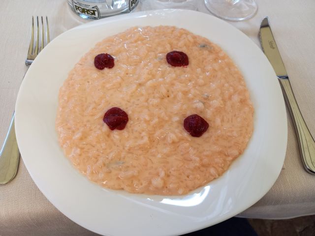 Aperol Spritz Risotto in Stresa am Lago Maggiore